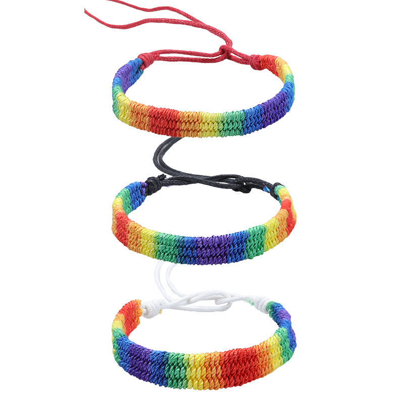 Brazalete de mano del arco iris al por mayor